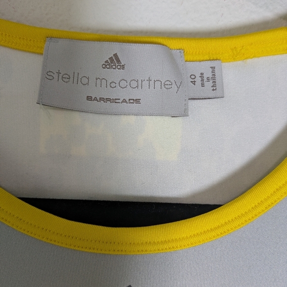 Stella McCartney for adidas Women's coloblock pattern Crew Neck Top Medium Eu40 - Picture 3 of 13
